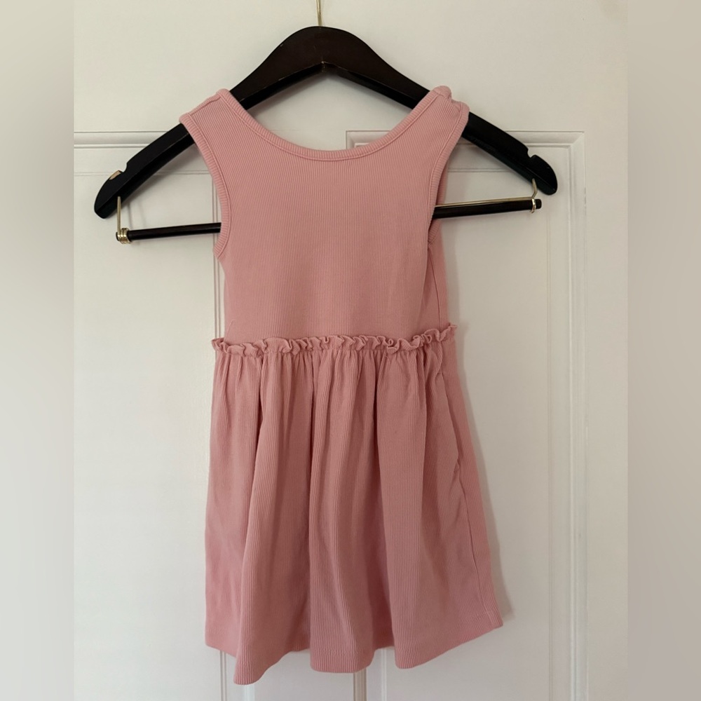 Adorable Pink Sleeveless Kids Dress